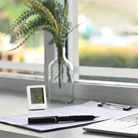 Hama 00222233 Baros 2db-os fehér digitális hőmérséklet- és páratartalom mérő #3
