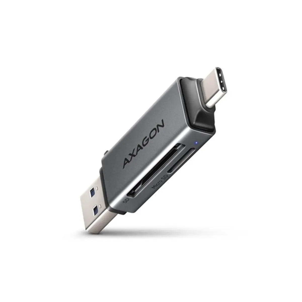 Axagon CRE-DAC külső kártyaolvasó USB-C USB-A USB 3.0 SD; microSD #1