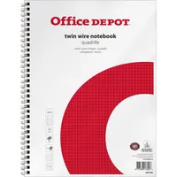 Office Depot 3698652D Spirálfüzet A4 kockás 80 lap lefűzhető