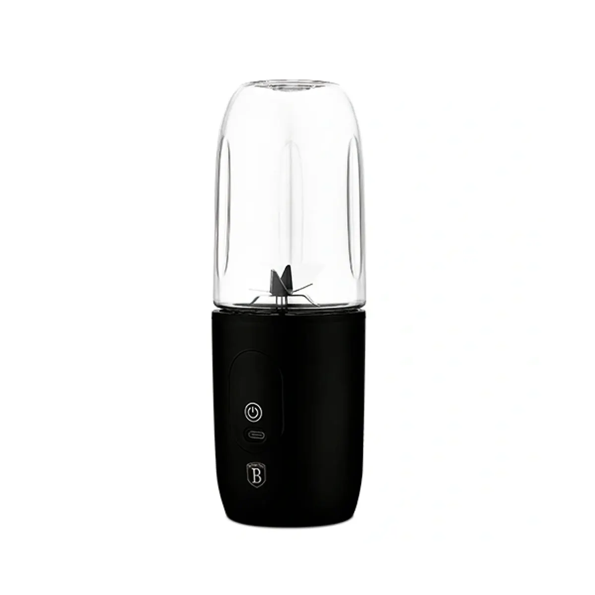 Berlinger Haus LP-BH-235 USB-s turmixgép 6 penge rozsdamentes acél 2x1500mAh USB-C töltés fekete #1
