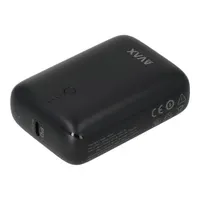 AVAX PB105B Mini 10000mAh Type-C PD 20W USB-A 22.5W fekete #5