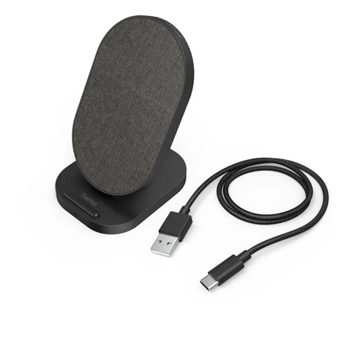Hama 00201685 QI-FC10S fekete 10 W USB-C állványos #2