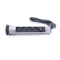TOO PPS-308-4S beépíthető elosztó 4 db SCHUKO, 180 cm