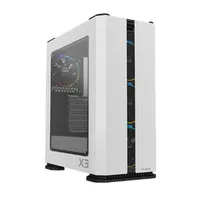 Zalman X3 fehér ház atx midi 4 ventilátor argb usb 3.0 fejhallgató csatlakozó #2