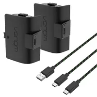Venom VS2883 2x1100mAh akkumulátor és töltőkábel Xbox Series S és X fekete 3m