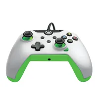 PDP 049-012-WG Xbox kontroller neon fehér zöld-fekete 250 cm USB PC Series X és S Xbox One #4