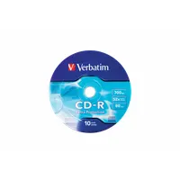 Verbatim 43725 CD-R 700MB 52x egyszer írható 10db zsugorfóliázott
