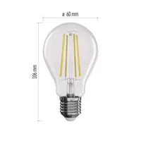 Emos ZF5254D Filament LED izzó E27 8W 1055 lm 4000 K természetes fehér energiaosztály D 25000 h #3