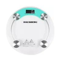 HAUSBERG HB-6000BL fürdőszobai mérleg kék kapacitás 180 kg osztás 100 g LCD