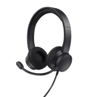 Trust 25089 Ayda usb-enc headset fekete 180 cm 40 mm 32 ohm 20-20000 Hz 90 dB usb-c 3,5 mm vezetékes