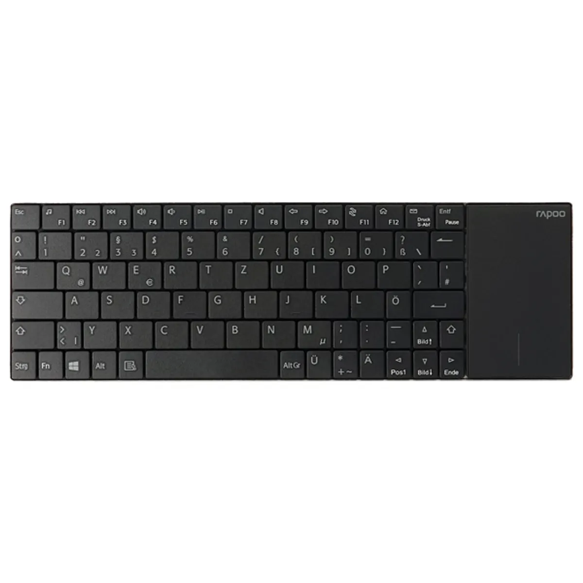 Rapoo 00157233 E2710 touchpad 2.4GHz wireless nano vevőegység plug and play fekete mini ultravékony #2