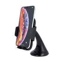 MAXLIFE TF-0071 univerzális autós telefontartó műanyag fekete mágneses szélvédőre és műszerfalra rögzíthető tapadókorongos #3