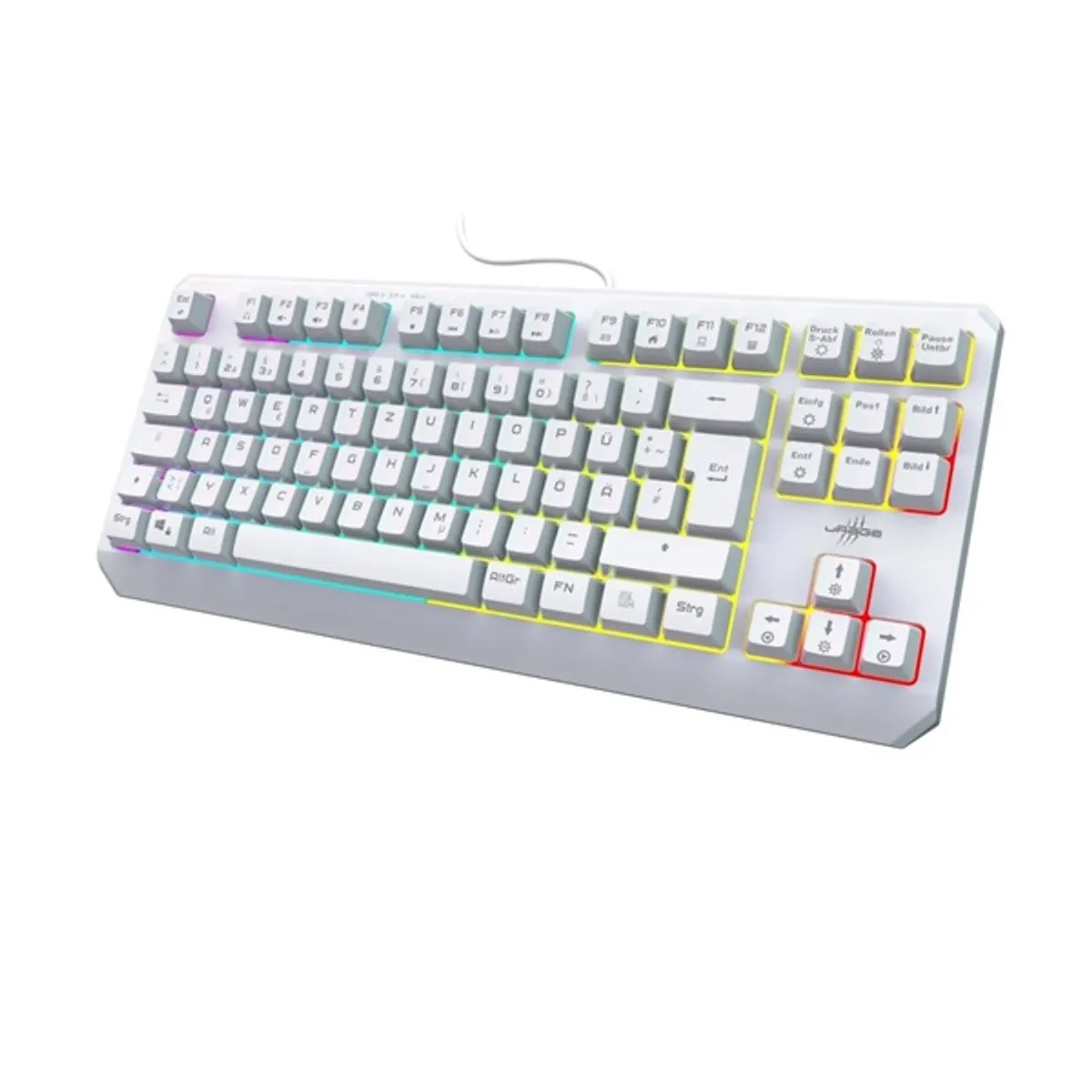 URAGE 13217819 EXODUS 220TKL rgb fehér usb membrán anti-ghosting 180 cm #2
