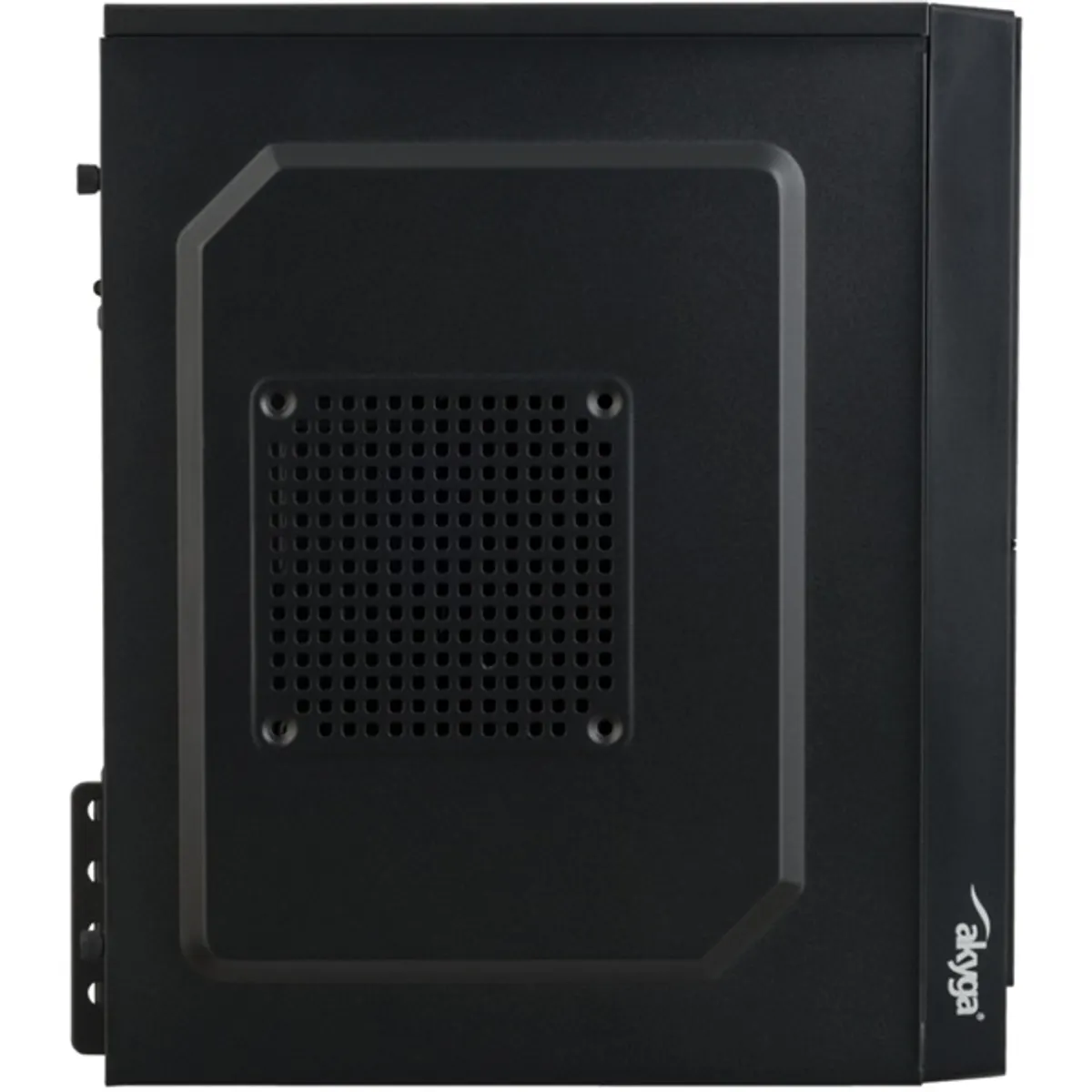 AKYGA AK35BK Micro ATX ház fekete 310x350x175 mm, 2x 3,5" belső hely, 3 ventilátor, USB 2.0 előlapi, mikrofon és fejhallgató, táp nélküli #5