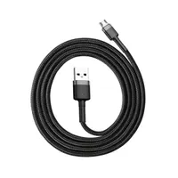 Baseus CAMKLF-BG1 Cafule USB-A Micro USB kábel 1m fekete-szürke #4