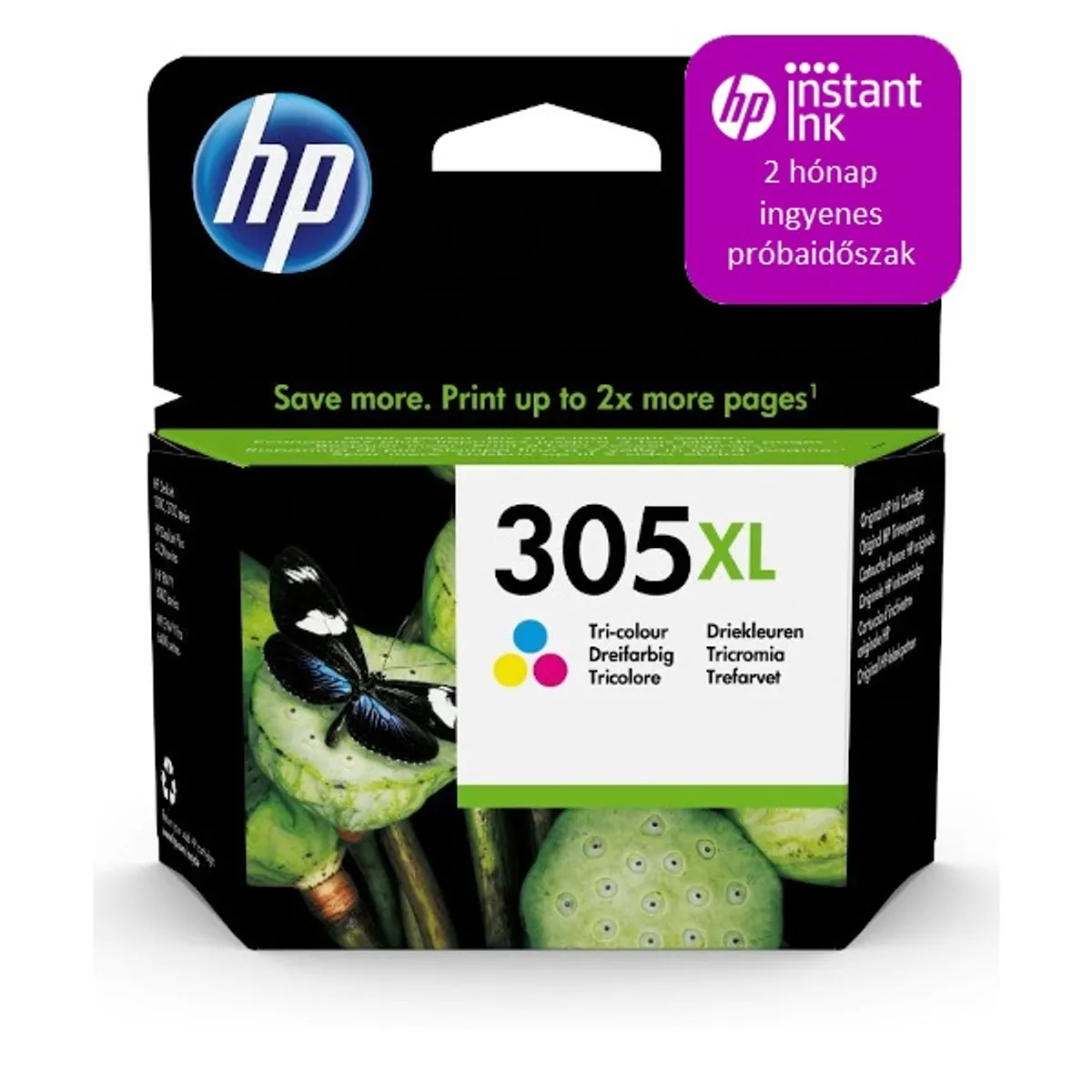 Hewlett Packard 3YM63AE 305XL tintapatron színes CMY #1