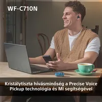 Sony WFC710NL.CE7 WFC710 True Wireless fülhallgató zajszűrős IPX4 12 óra #9