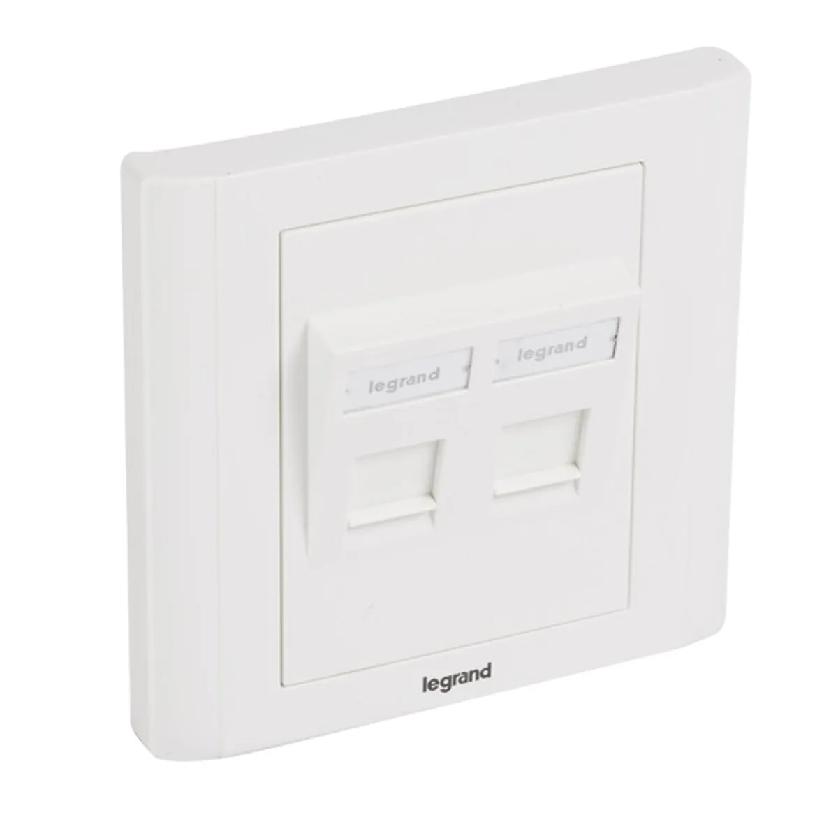 Legrand 632797 Linkeo süllyesztett szerelvény 2xRJ45 keystone port #1