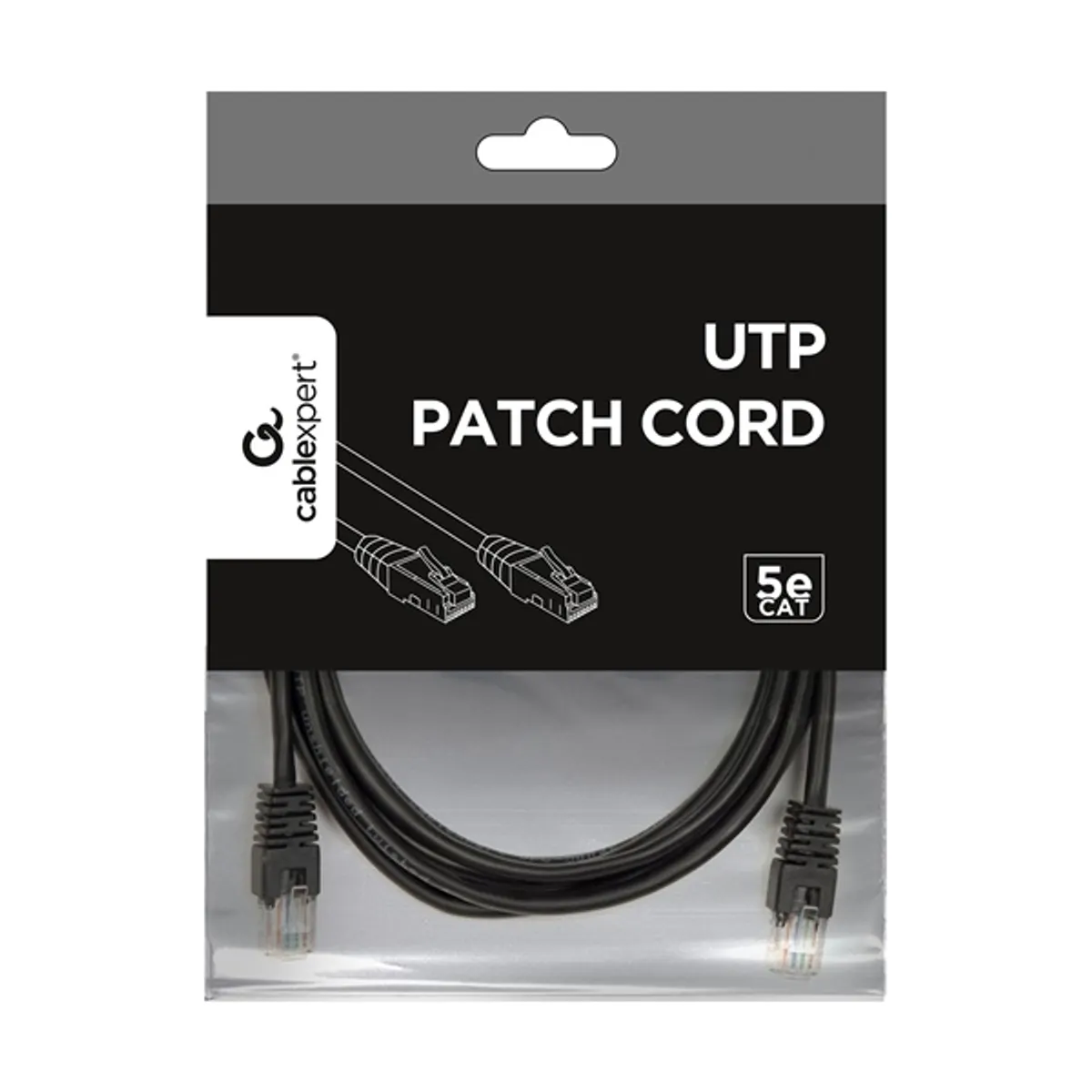 GEMBIRD PP12-3M/BK patch kábel CAT5e UTP 3m fekete RJ45 #2