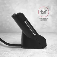 AXAGON CRE-SM2 smart kártyaolvasó 4-nyílású SD, microSD, SIM USB 2.0 #5