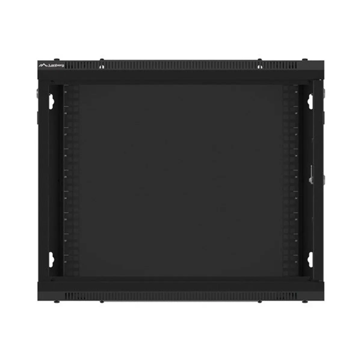 Lanberg WF01-6409-00B 9U 19" fali rack szekrény 600x450mm fekete #10