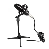 SAL M 12 stúdiómikrofon-szett XLR 2,4 m kábel 3,5 mm csatlakozóval