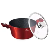 Blaumann BL-3986 burgundi kollekció 4,1 l 24 cm indukciós tapadásmentes alumínium lábas fedővel #3