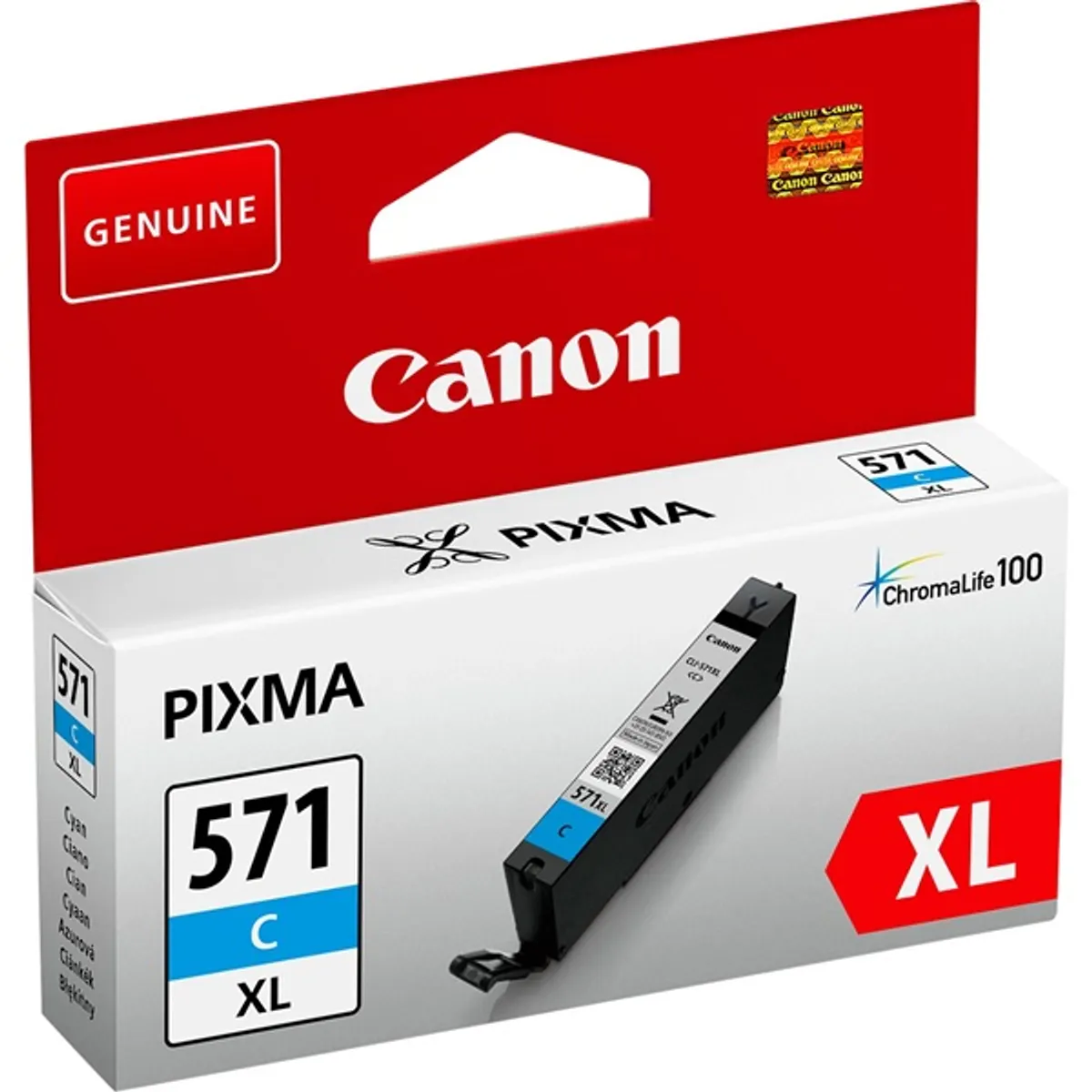 Canon 0332C001 CLI-571XL cián tintapatron #4