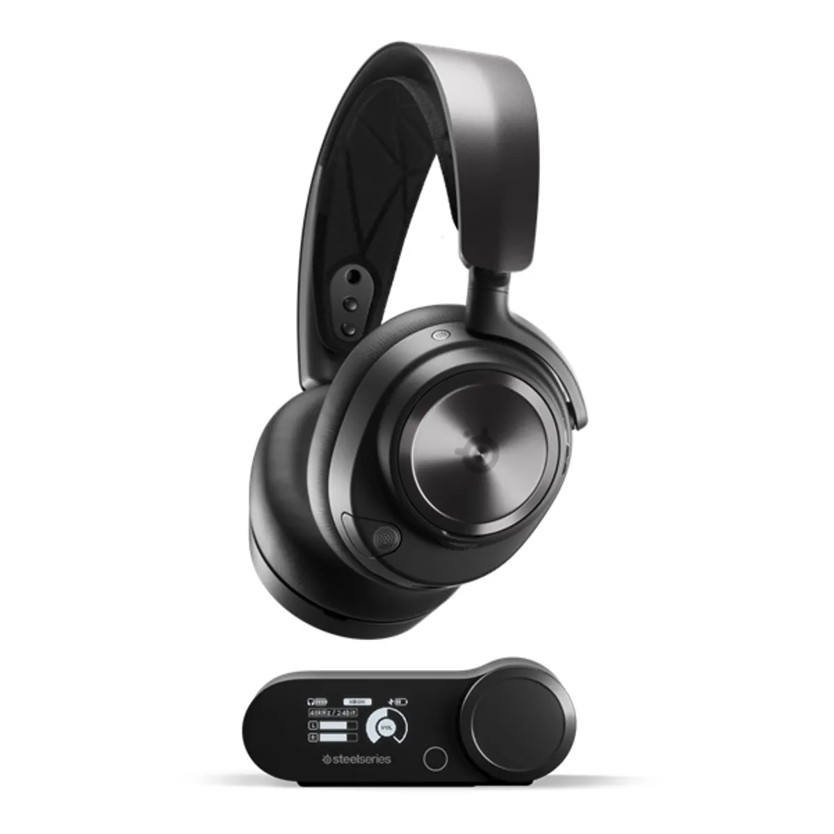 STEELSERIES 61521 Arctis Nova Pro Wireless Bluetooth gamer fejhallgató 12 m 40 mm 38 ohm 10-22000 Hz 100-6500 Hz 22 óra zajcsökkentő mikrofon balos #2