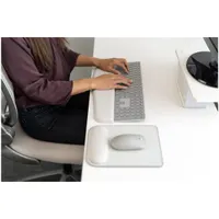Kensington K50437EU ErgoSoft csuklótámaszos egérpad szürke 195x210 mm műbőr #9
