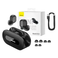 Baseus A00054300116-Z1 Bowie EZ10 true wireless fülhallgató bluetooth IPX6 USB-C fekete #6