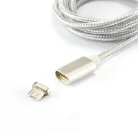 SBOX MAGNETIC-MUSB mágneses Micro USB kábel 1 m ezüst USB Micro USB