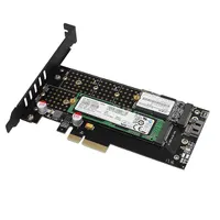 Axagon PCEM2-D 2-port M.2 NVMe és SATA PCIe adapter #5