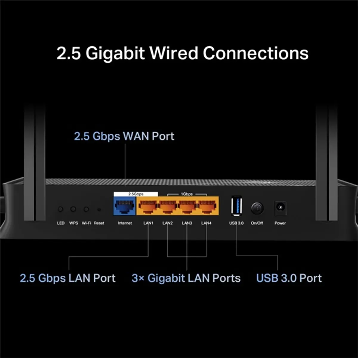 TP-LINK ARCHER BE230 Archer BE230 2,5 Gbps WAN 2,5 Gbps LAN 4x4 MU-MIMO Wi-Fi 7 #6