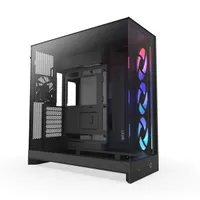NZXT CM-H92FB-R1 H9 Flow RGB Fekete ATX támogatás 3x140mm 1x120mm beépített ventilátor 2x3,5 belső hely 6x2,5 belső hely USB-C USB 3.0