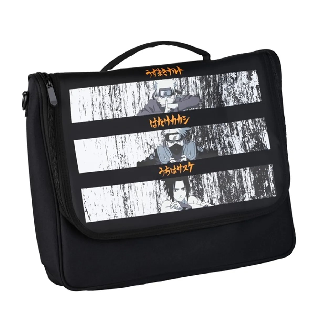 Konix KX-NAR-MSNBAG-OR Naruto oldaltáska fekete 405x360x90 mm Nintendo Switch OLED-kompatibilis #1