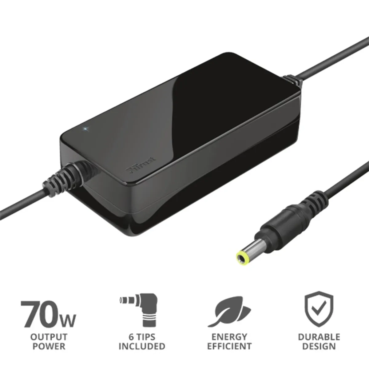 Trust 22141 Primo 70W 19V 3,6A 120 cm fekete #1