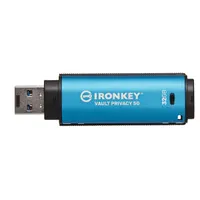 Kingston IKVP50-32GB IronKey vault privacy 50 AES-256 FIPS 197 USB 3.2 Gen 1 Type-A Kupakos kék #3