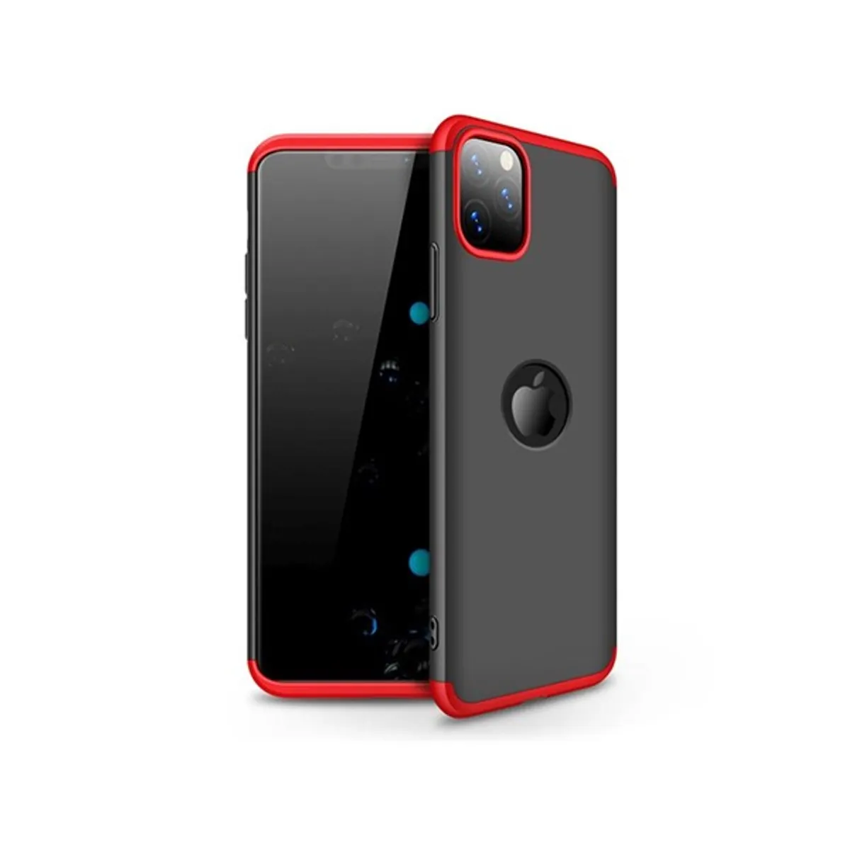 GKK GK0540 360 fokos védelem 3in1 iPhone 11 Pro fekete piros csúszásmentes #2