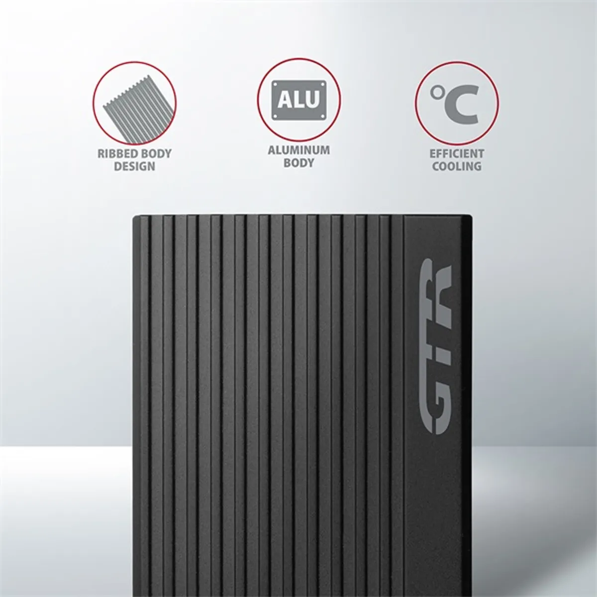 Axagon EEM2-GTR M.2 NVMe külső ház USB-C 3.2 Gen2 fekete #3