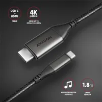AXAGON RVC-HI2MC USB-C HDMI 2.0 kábel 180 cm fekete #2