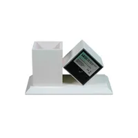 TOO PHC-330-W digitális óra írószertartóval fehér #2