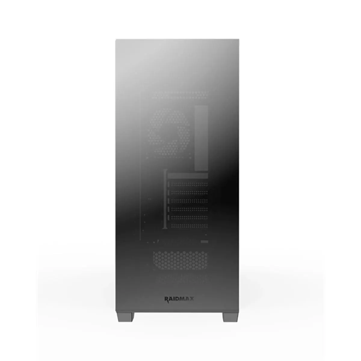 RAIDMAX I800CBF i800 Chrome fekete ATX USB 3.0 4x beépített ventilátor edzett üveg #7