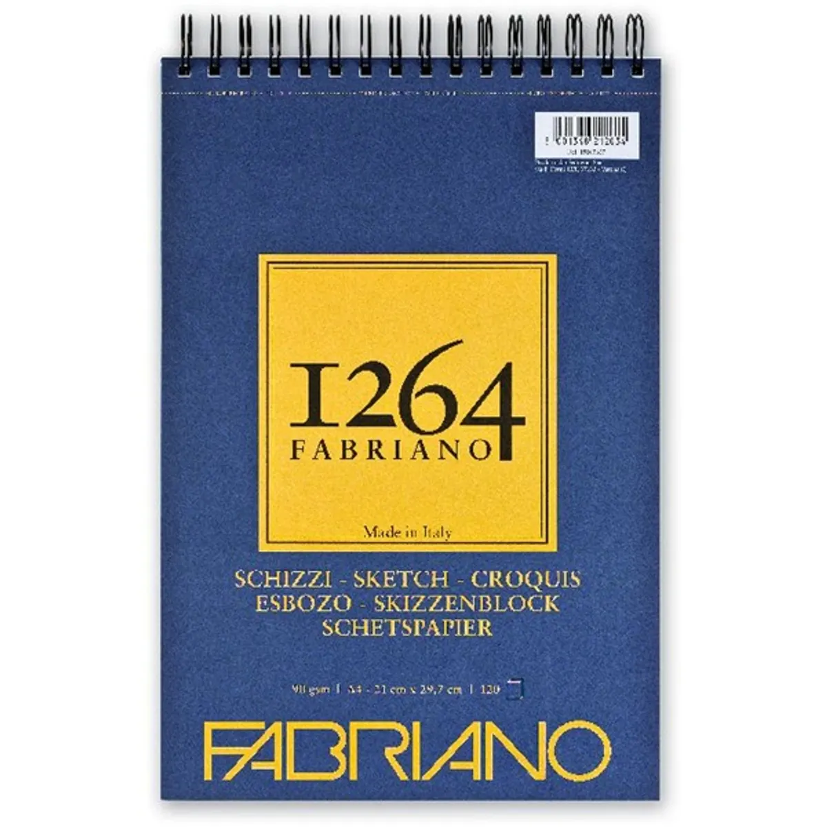 FABRIANO 19100637 1264 Sketch Csontszínű A4 120 lap spirálkötésű 90 g m2 #1