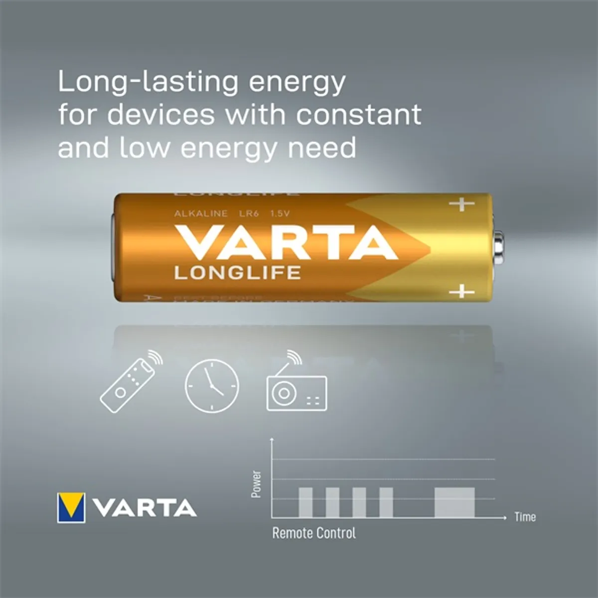 Varta 4106101436 Longlife AA alkáli elem 6db #3