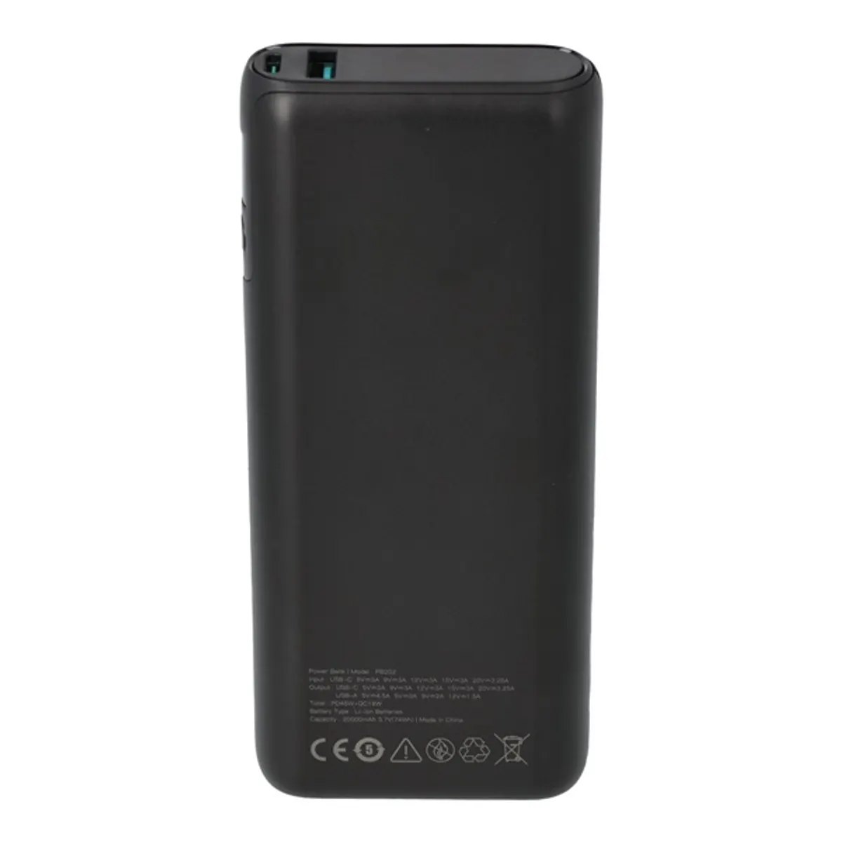 AVAX PB202B Vitality 20000mAh Type-C PD 65W USB-C USB-A fekete #4
