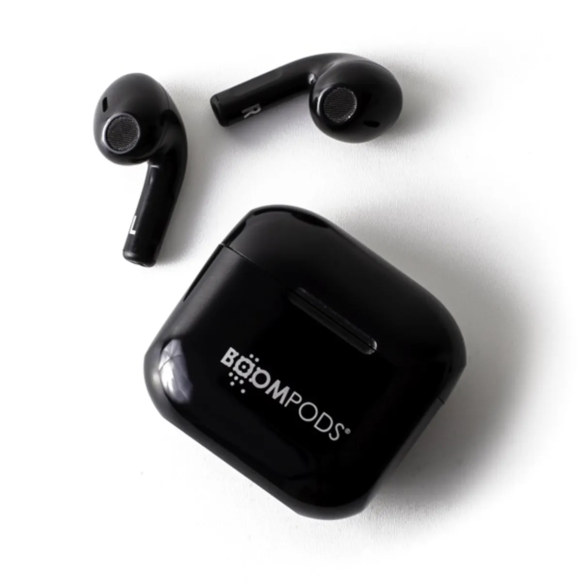 Boompods ZCOBLK Compact Buds True Wireless fülhallgató 13 mm hangszóró IP44 USB-C 5 óra üzemidő 10 m beépített mikrofon #2