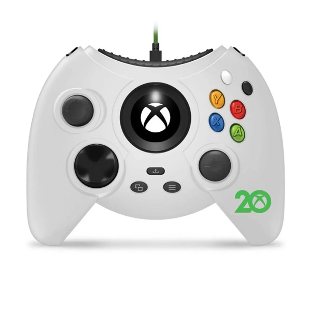 Hyperkin M02668-ANWH Duke vezetékes kontroller fehér, kompatibilis Xbox Series X és S, Xbox One, Windows 10 vagy 11, 20. évfordulós kiadás #2