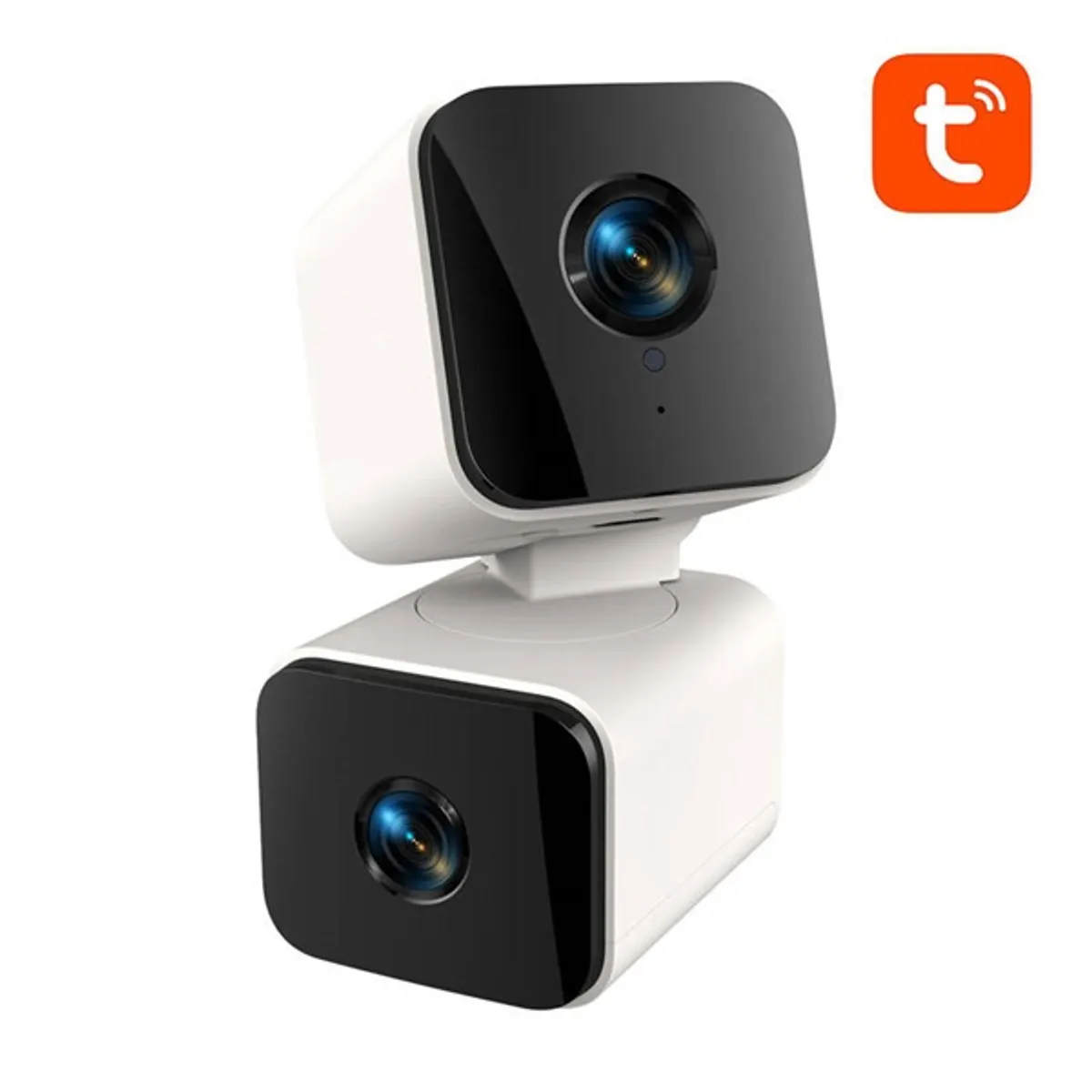 GOSUND NITEBIRD PC12 intelligens kettős wifi kamera 4 MP 355°x90° látószög microSD tárhely 128 GB beépített hangszóró és mikrofon Tuya kompatibilis #2