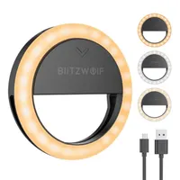 BlitzWolf BW-SL0 PRO LED gyűrűfény 90 mm 1 W